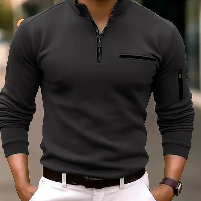 Half-Zip Trui Voor Heren - Ralph