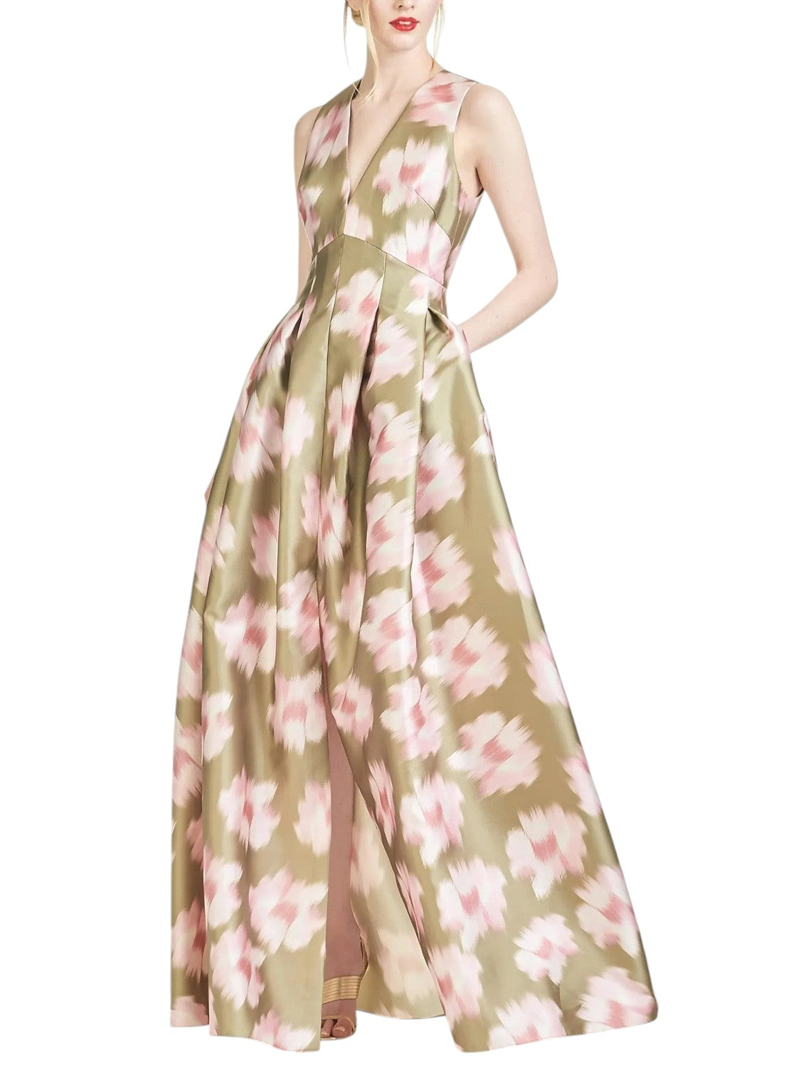 Zomer Maxi Jurk Met V-hals