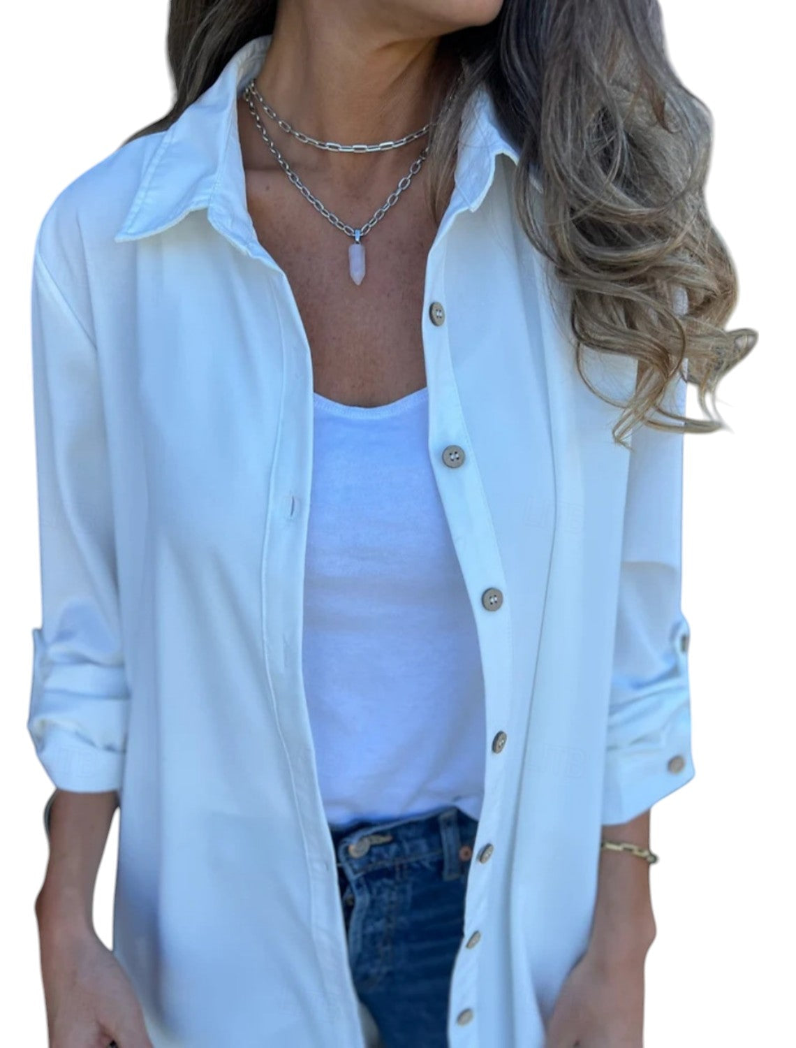 Stijlvol Lange Dames Blouse