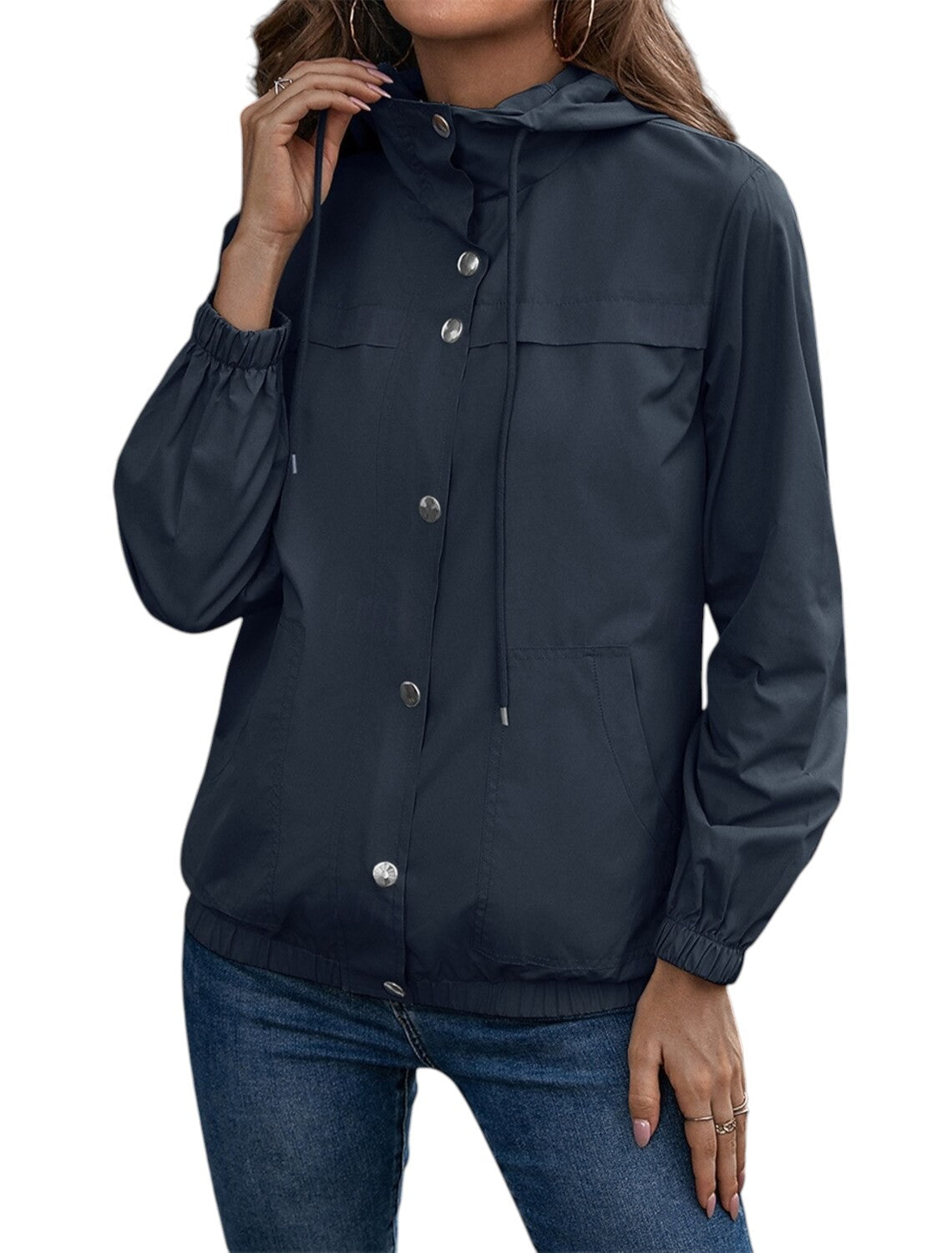 Casual Zomerjas Met Capuchon voor Dames