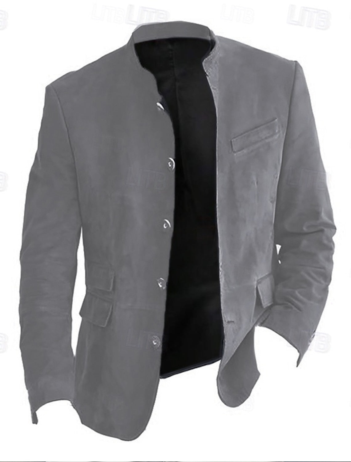 Casual Suede Jas voor Mannen