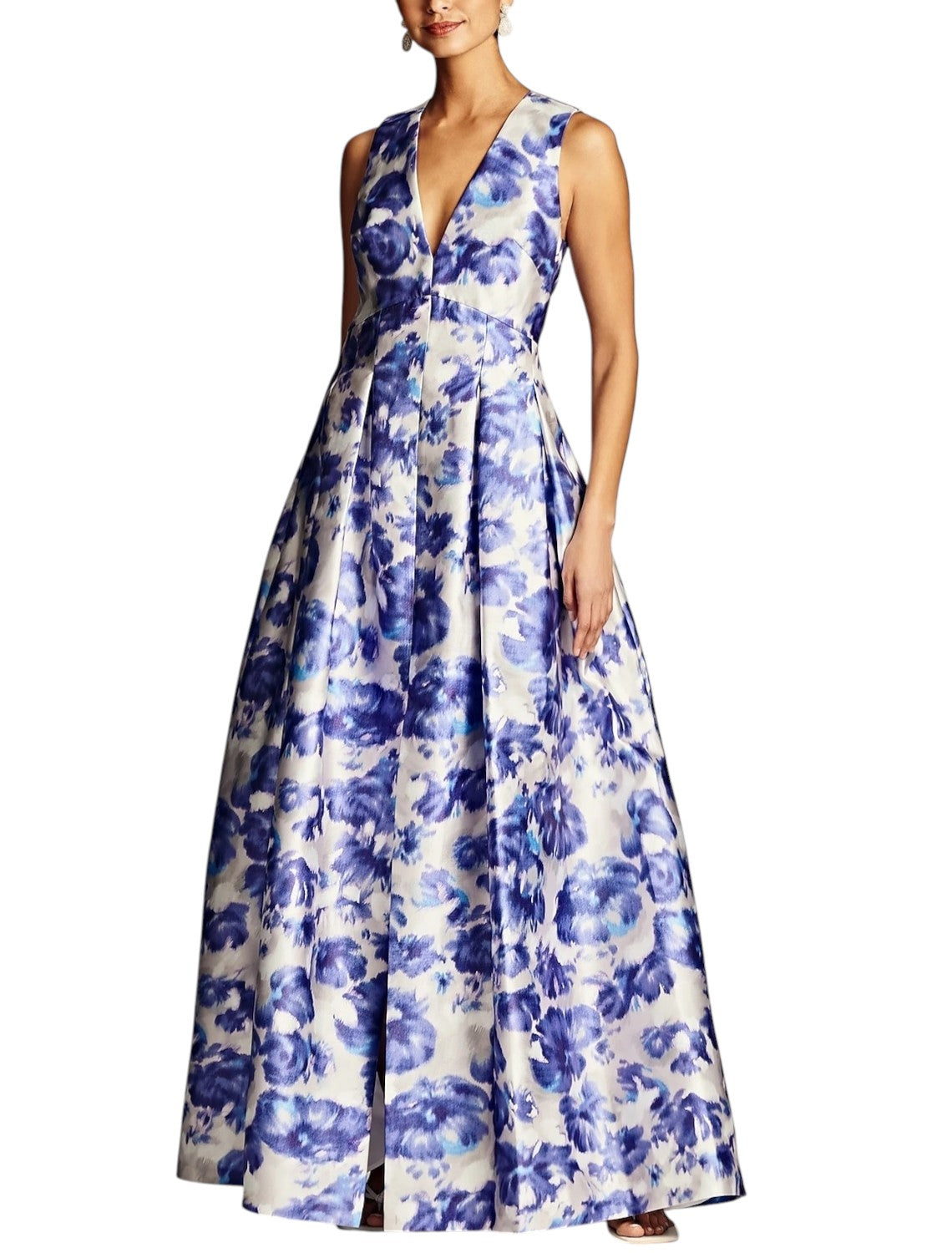 Zomer Maxi Jurk Met V-hals