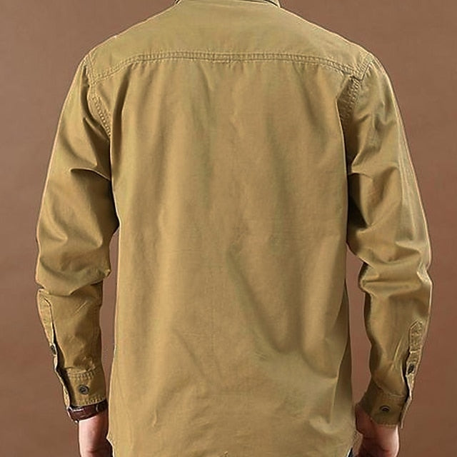 Cargo Shirt Met Lange Mouwen Voor Mannen
