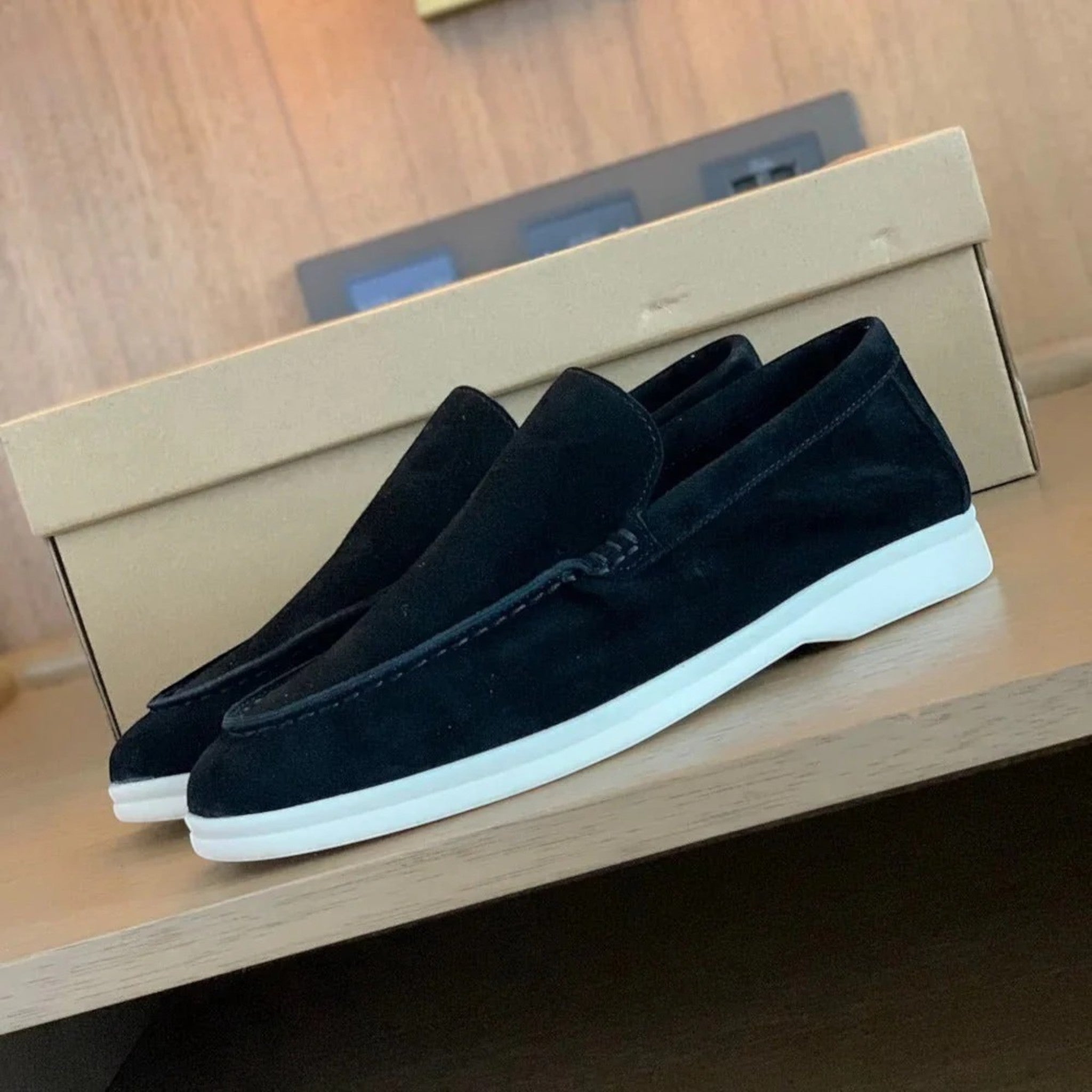 Elton - Heren Loafers - Suede