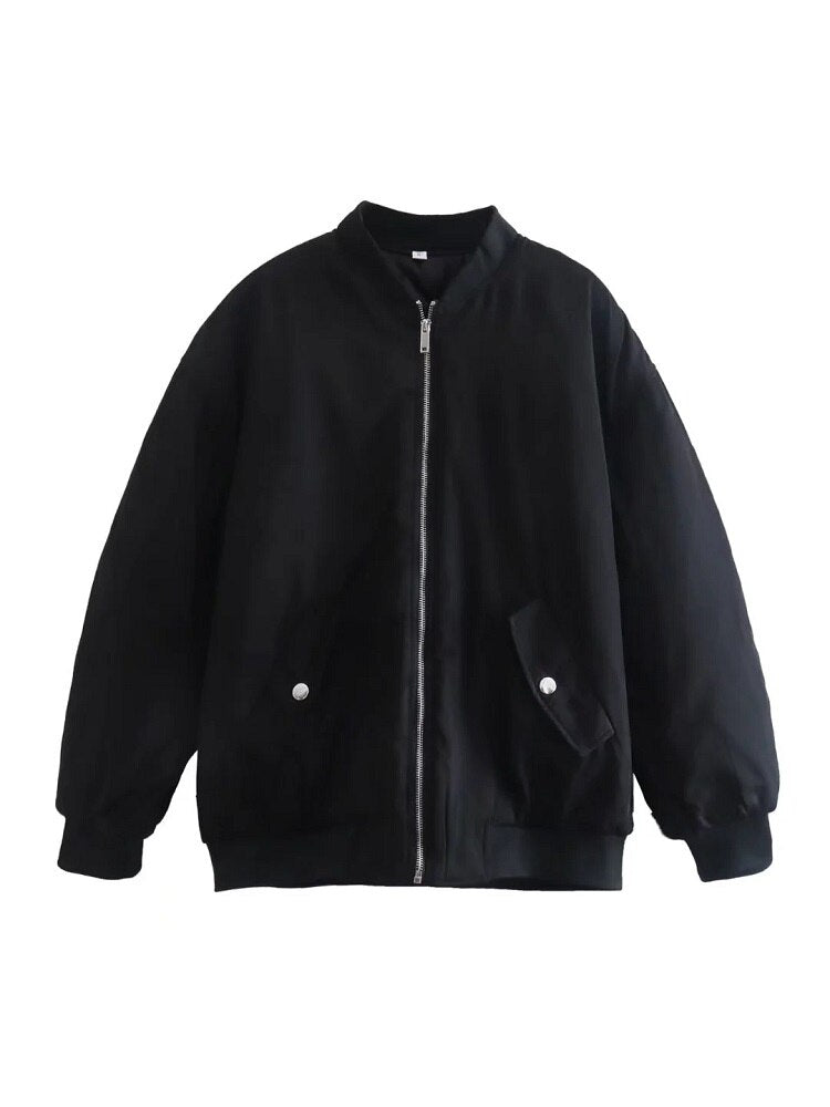 Casual Bomberjack Met Voorzakken | Oversized