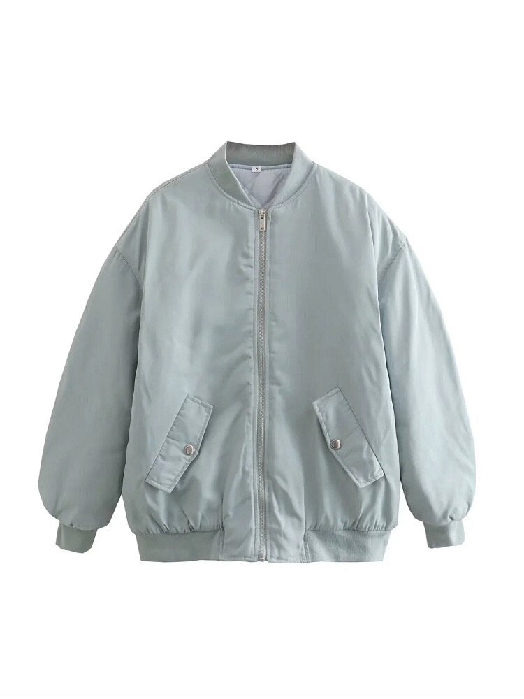 Casual Bomberjack Met Voorzakken | Oversized