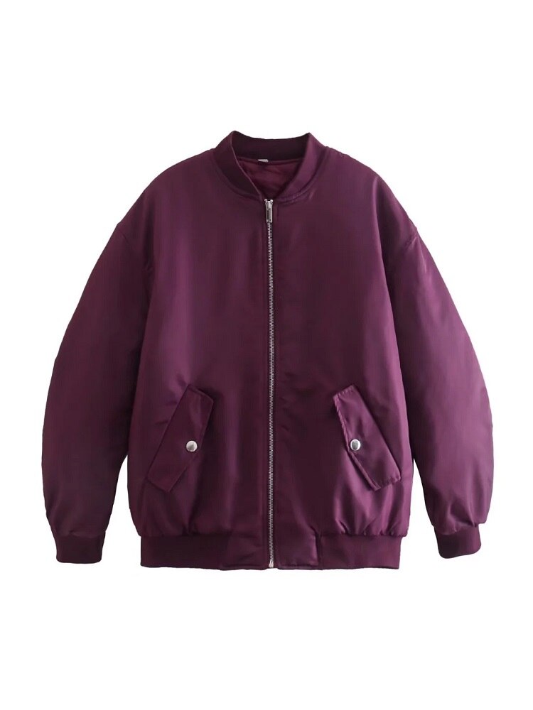 Casual Bomberjack Met Voorzakken | Oversized