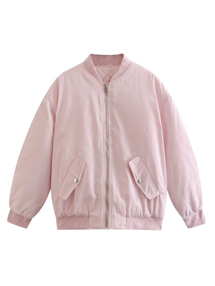 Casual Bomberjack Met Voorzakken | Oversized