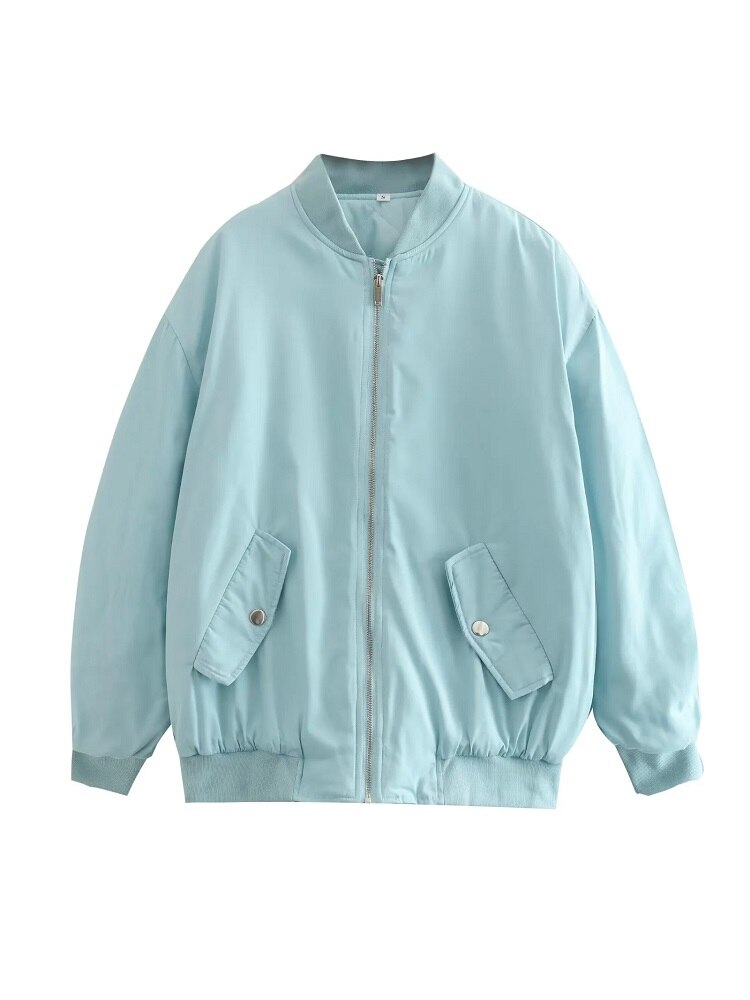 Casual Bomberjack Met Voorzakken | Oversized