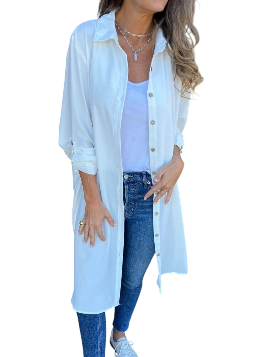 Stijlvol Lange Dames Blouse