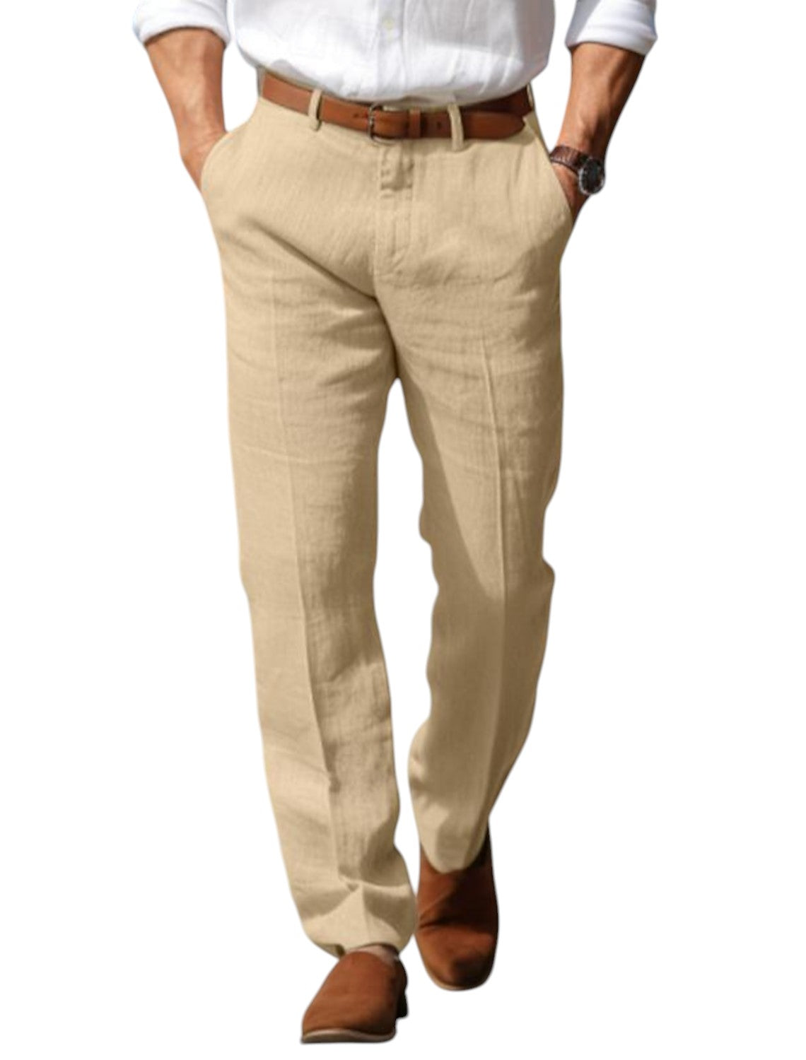 Linnen Heren Pantalon - George