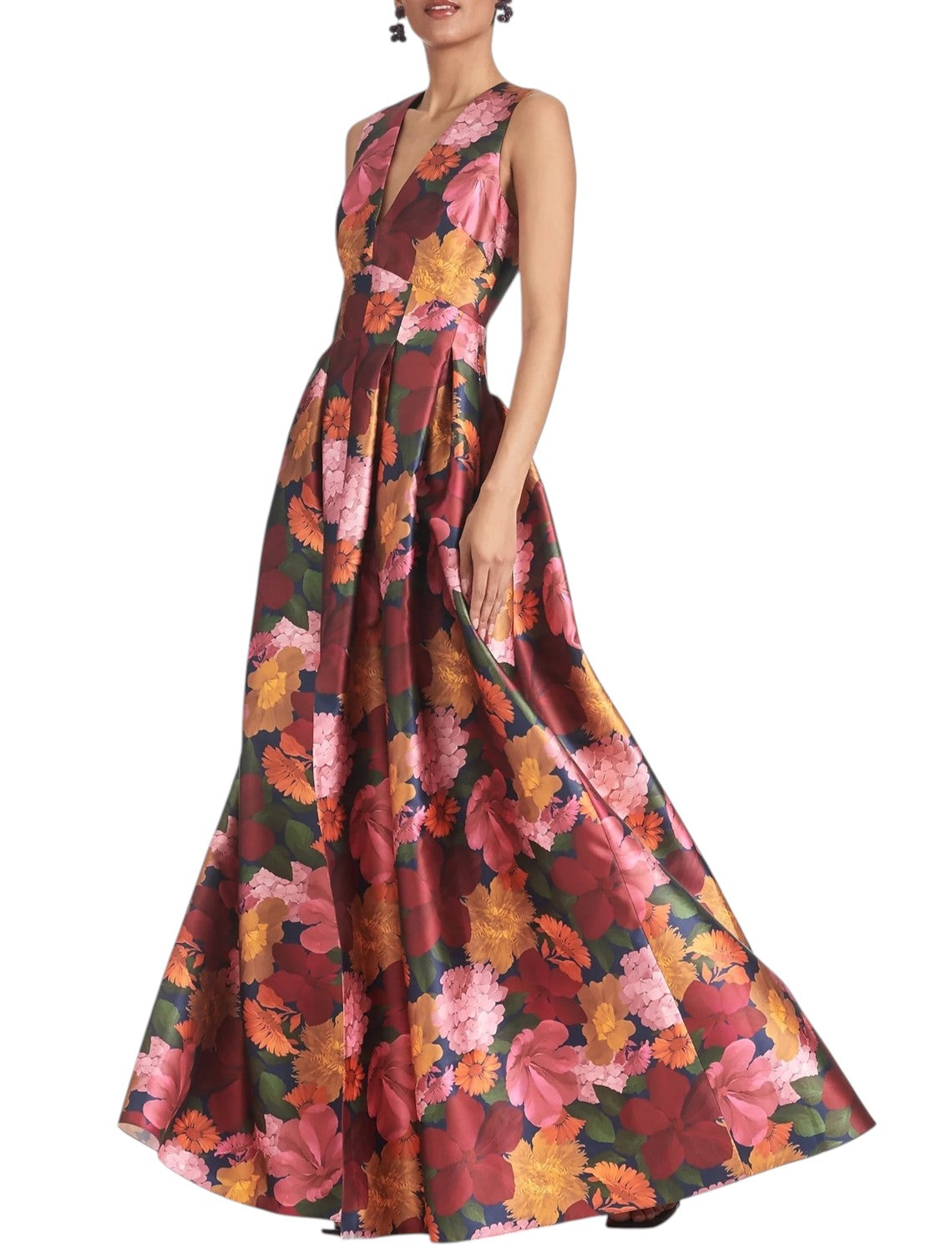 Zomer Maxi Jurk Met V-hals