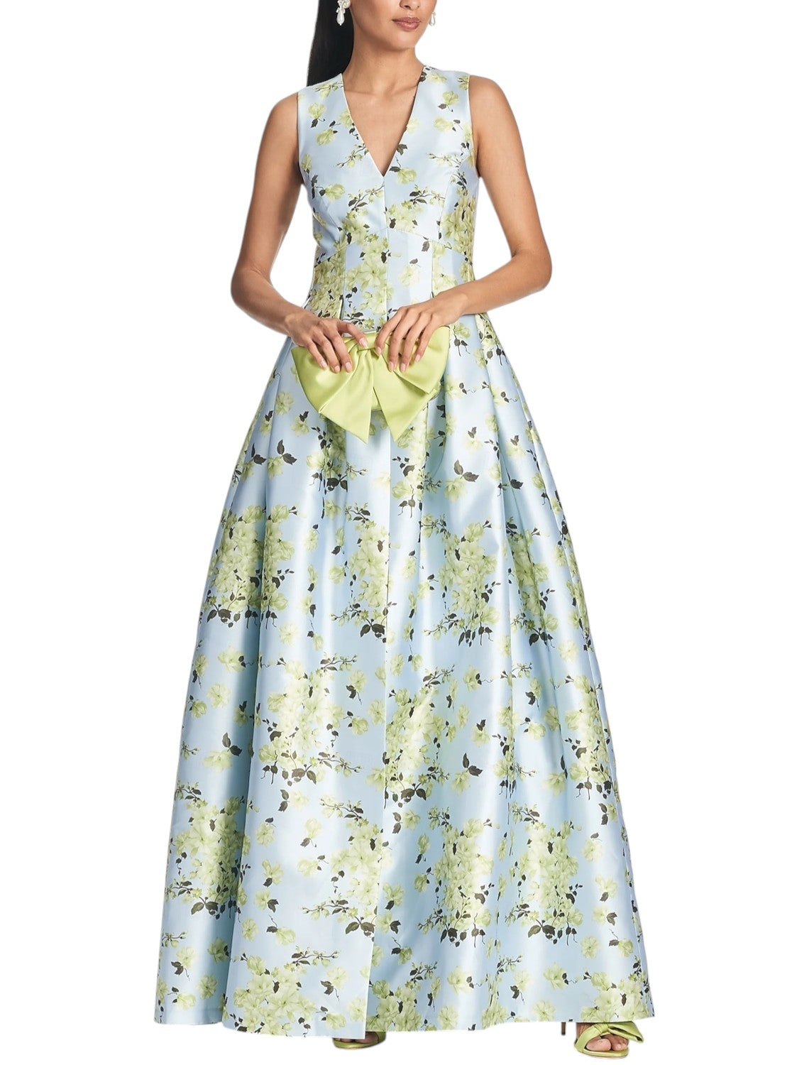 Zomer Maxi Jurk Met V-hals