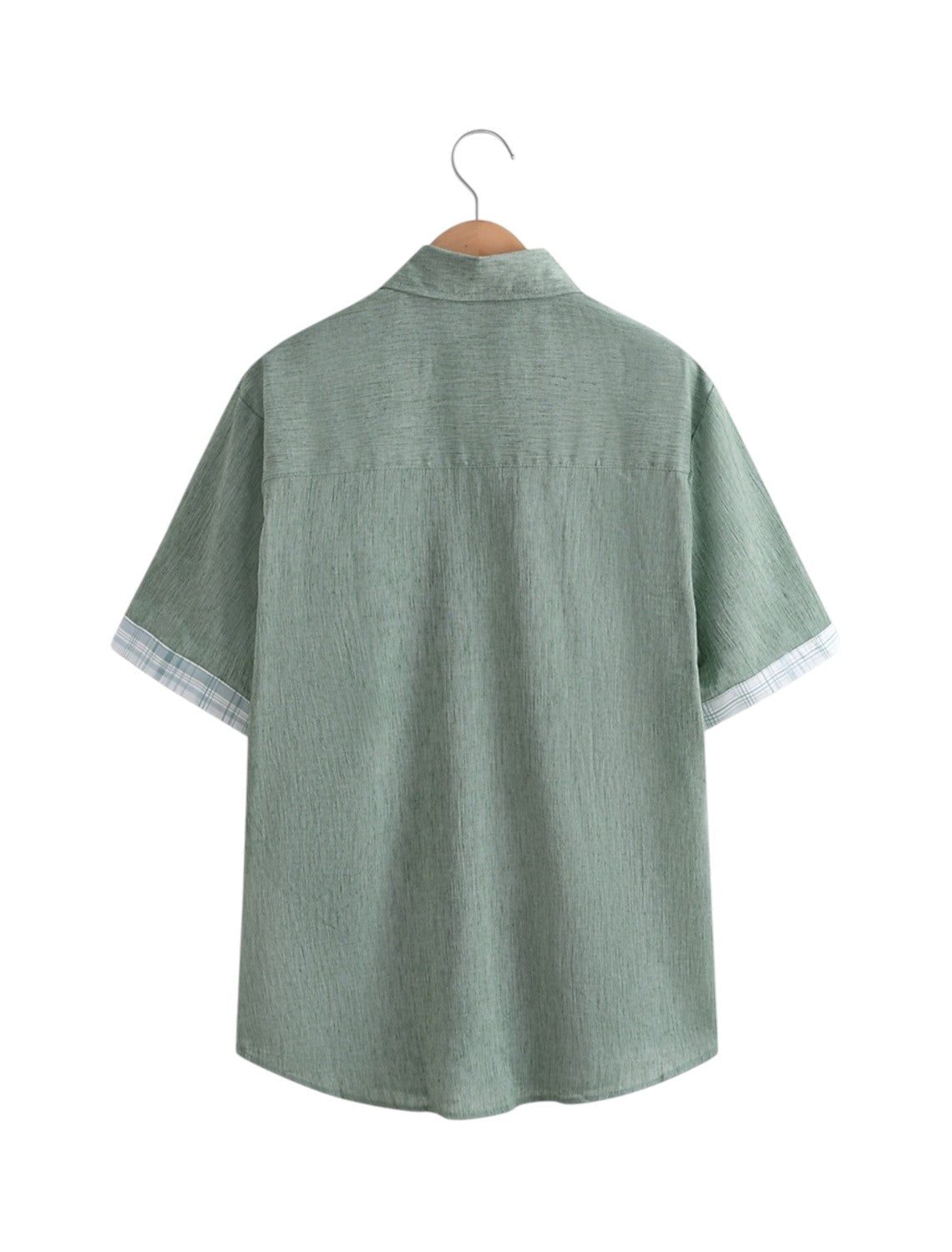 Heren Linnen Zomer Blouse Regular Fit