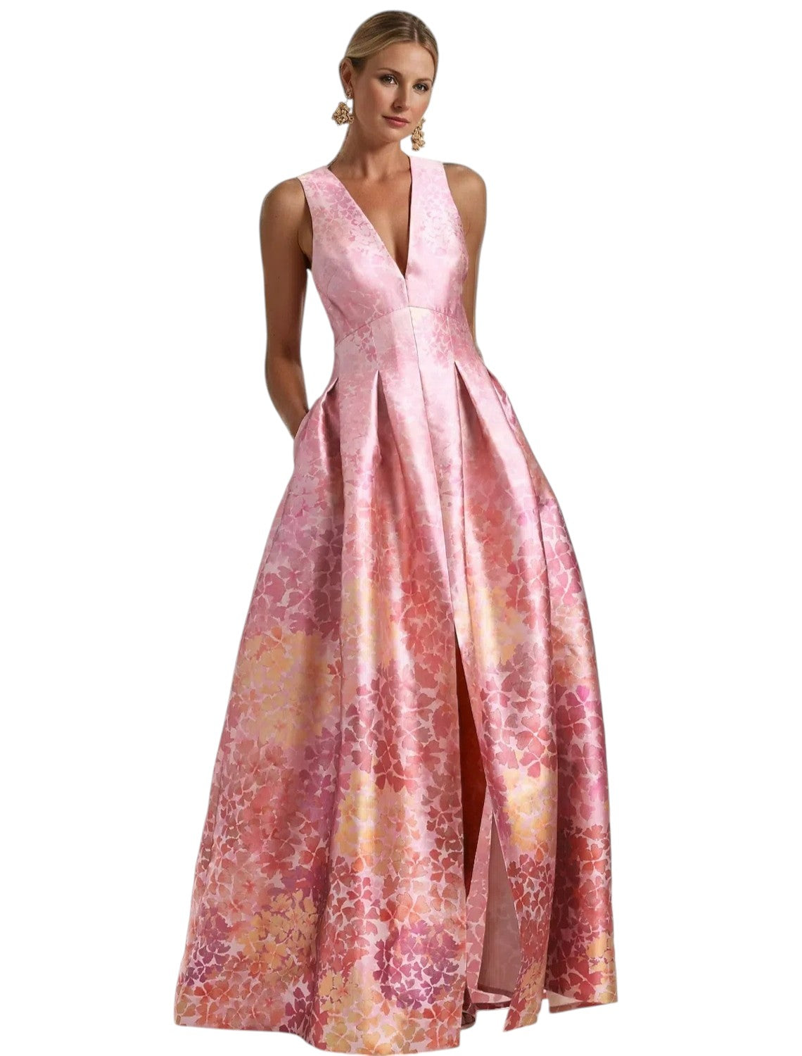 Zomer Maxi Jurk Met V-hals
