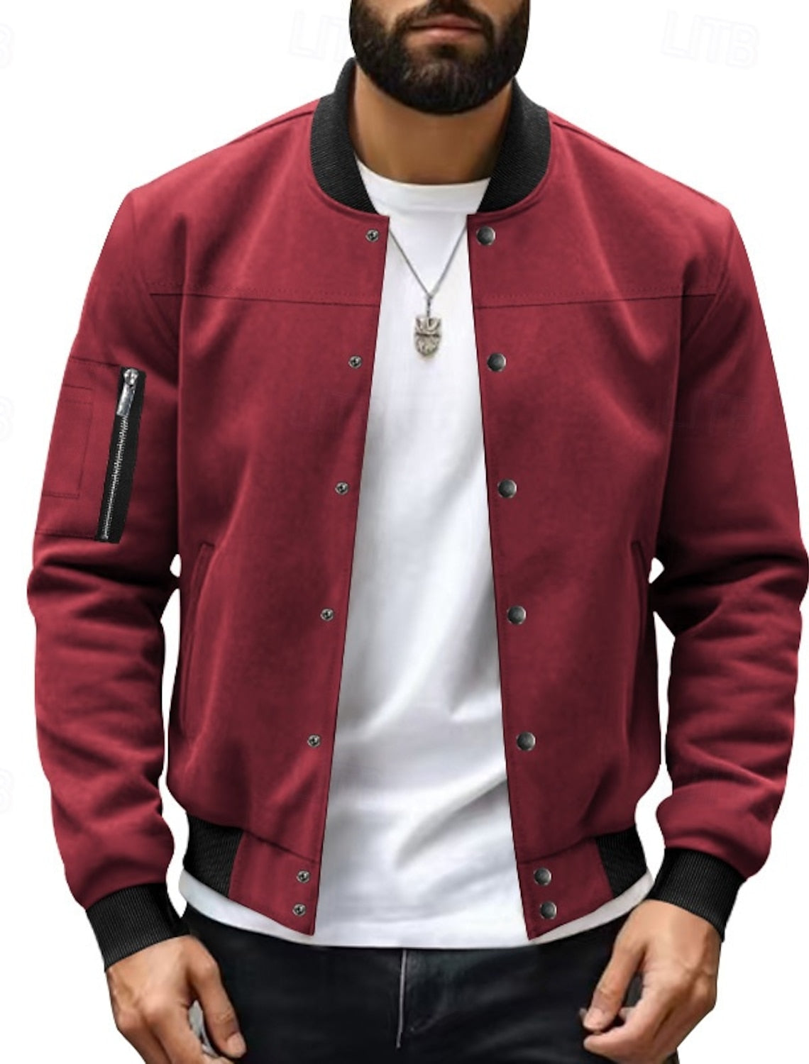 Suede Zomerjas Voor Heren