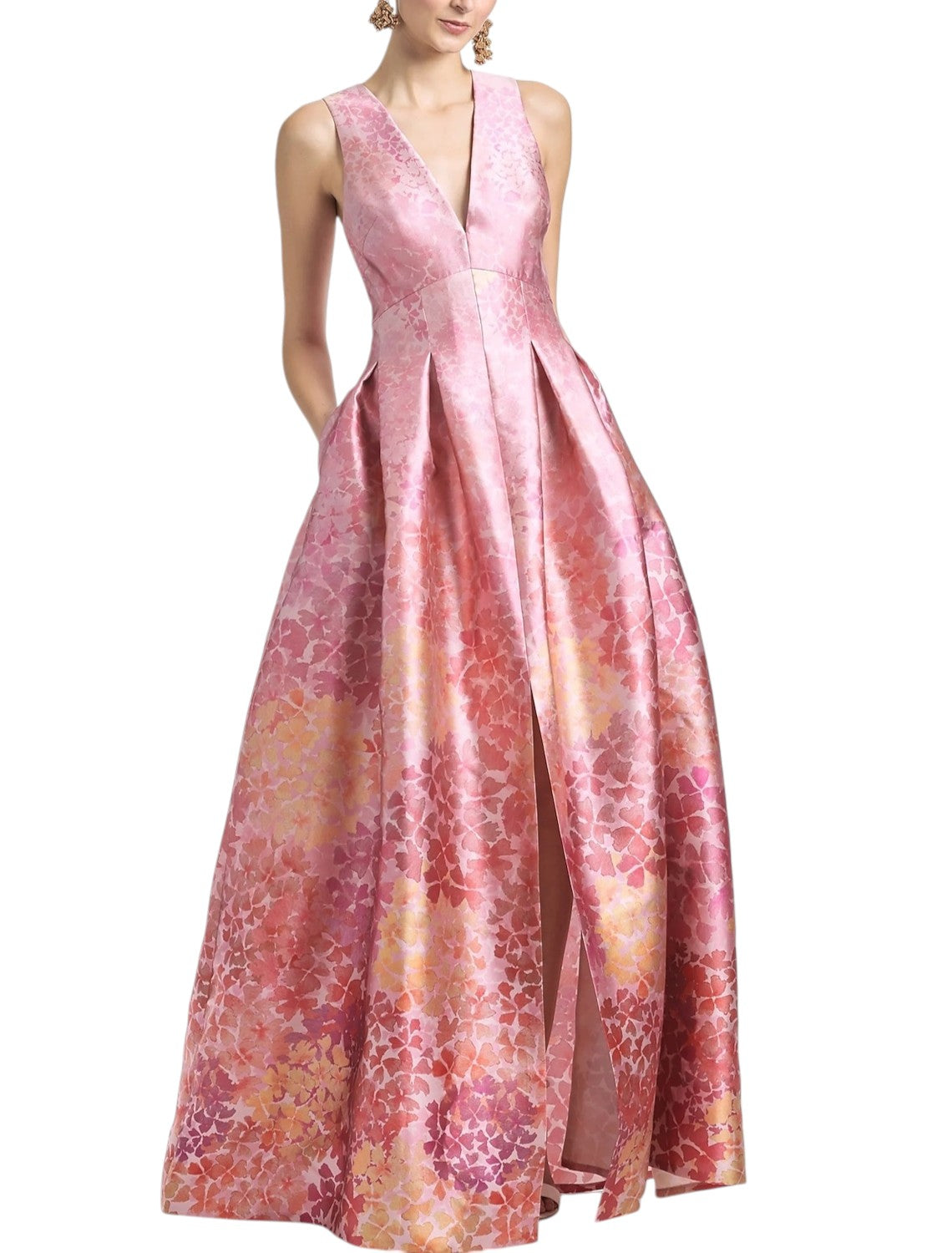 Zomer Maxi Jurk Met V-hals