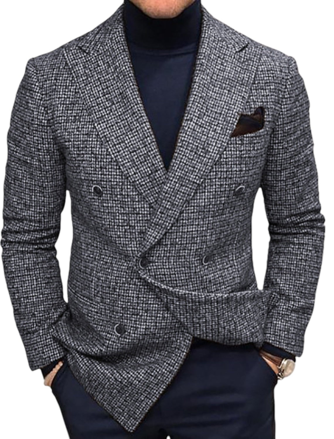 Stijlvolle Plaid Blazer Regular Fit Heren