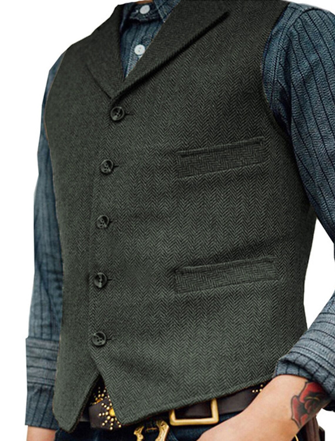 Vintage Gilet Voor Mannen
