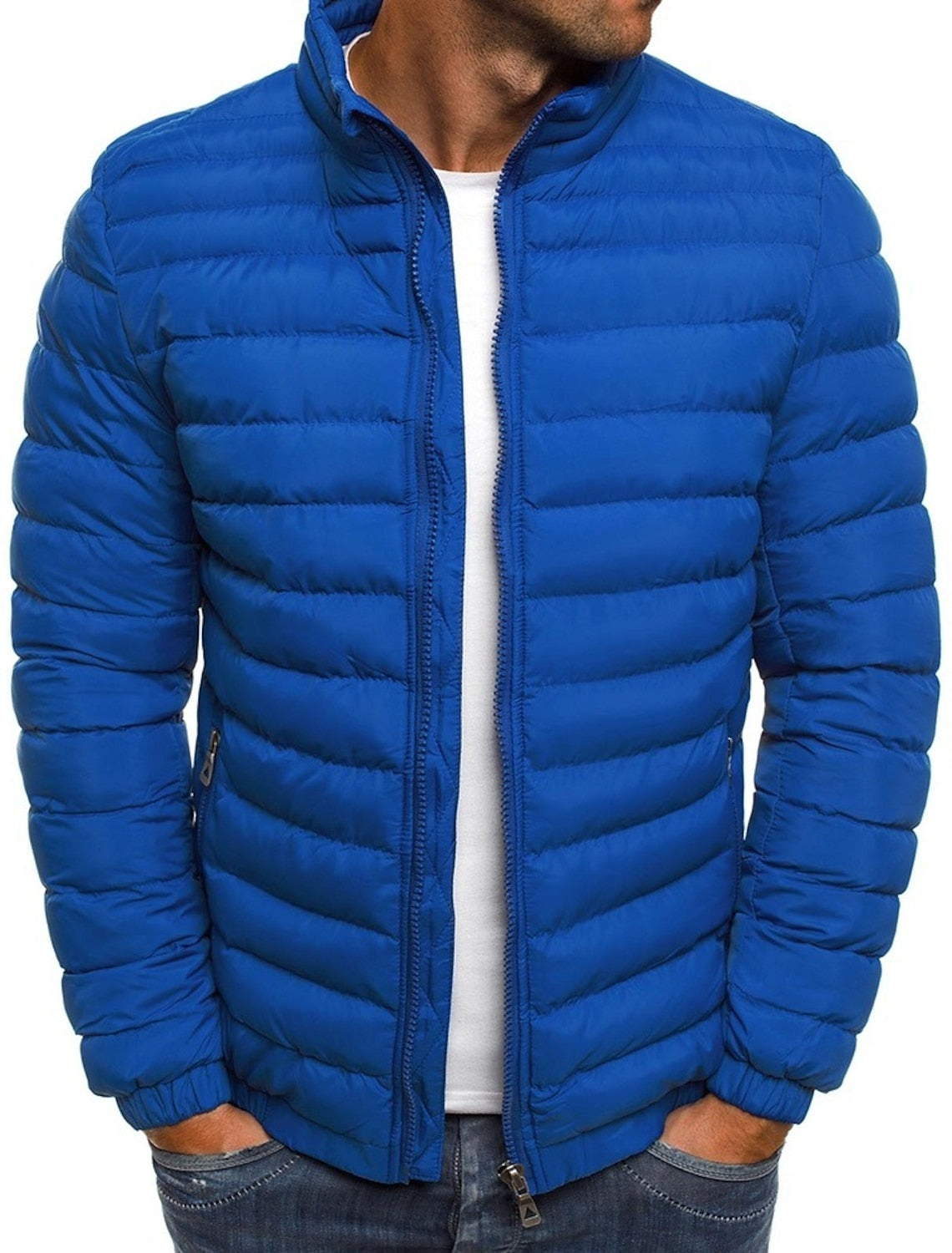 Puffer Jas Met Capuchon Heren