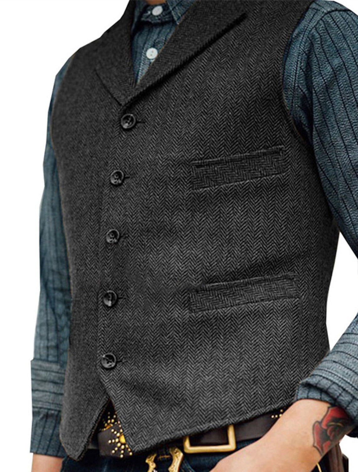 Vintage Gilet Voor Mannen
