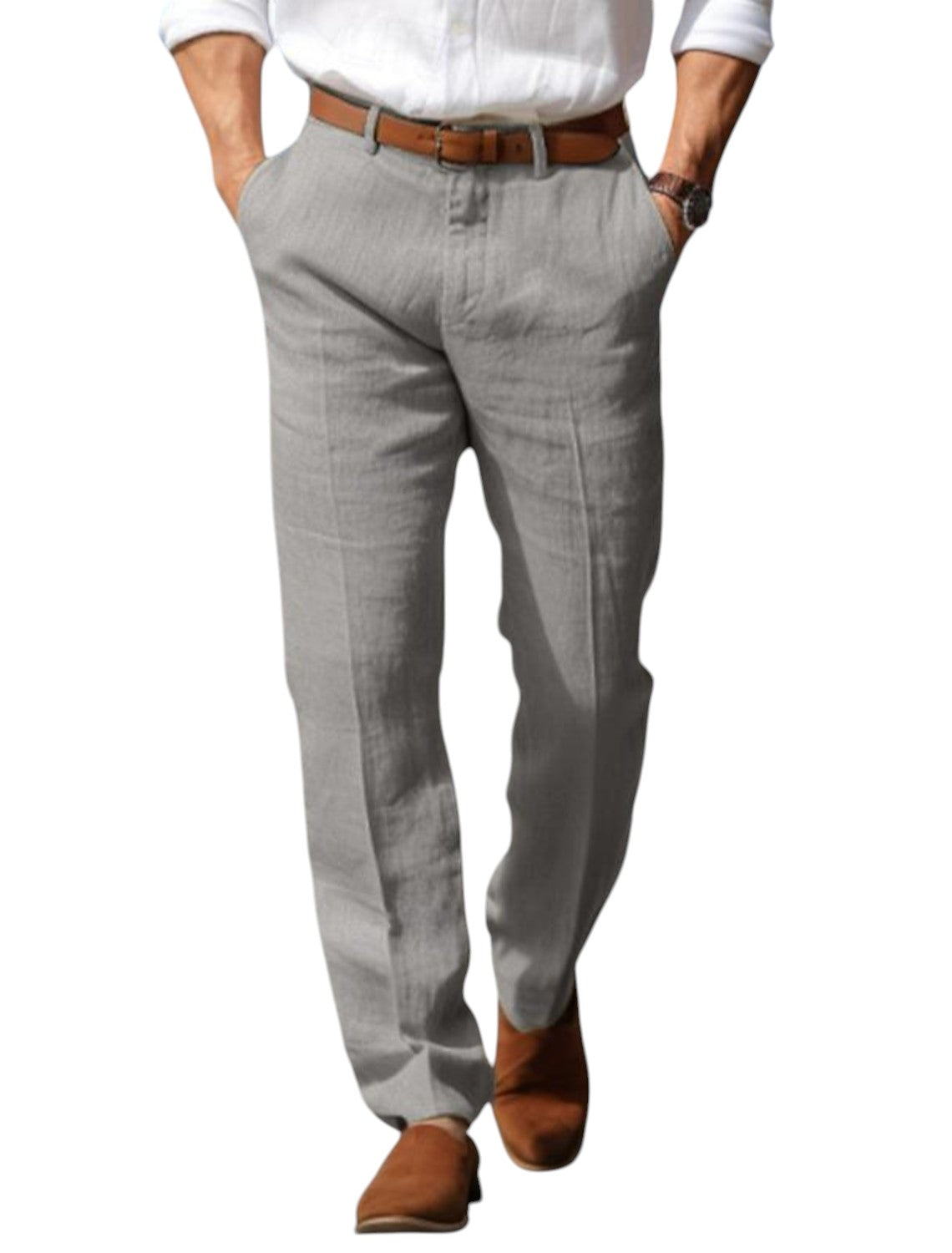 Linnen Heren Pantalon - George