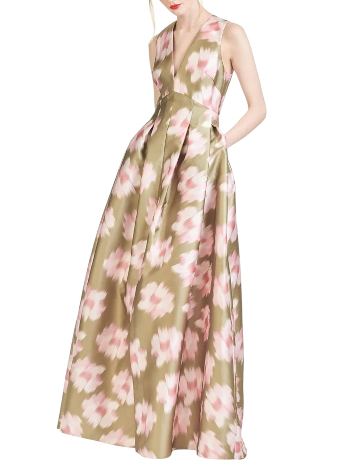 Zomer Maxi Jurk Met V-hals