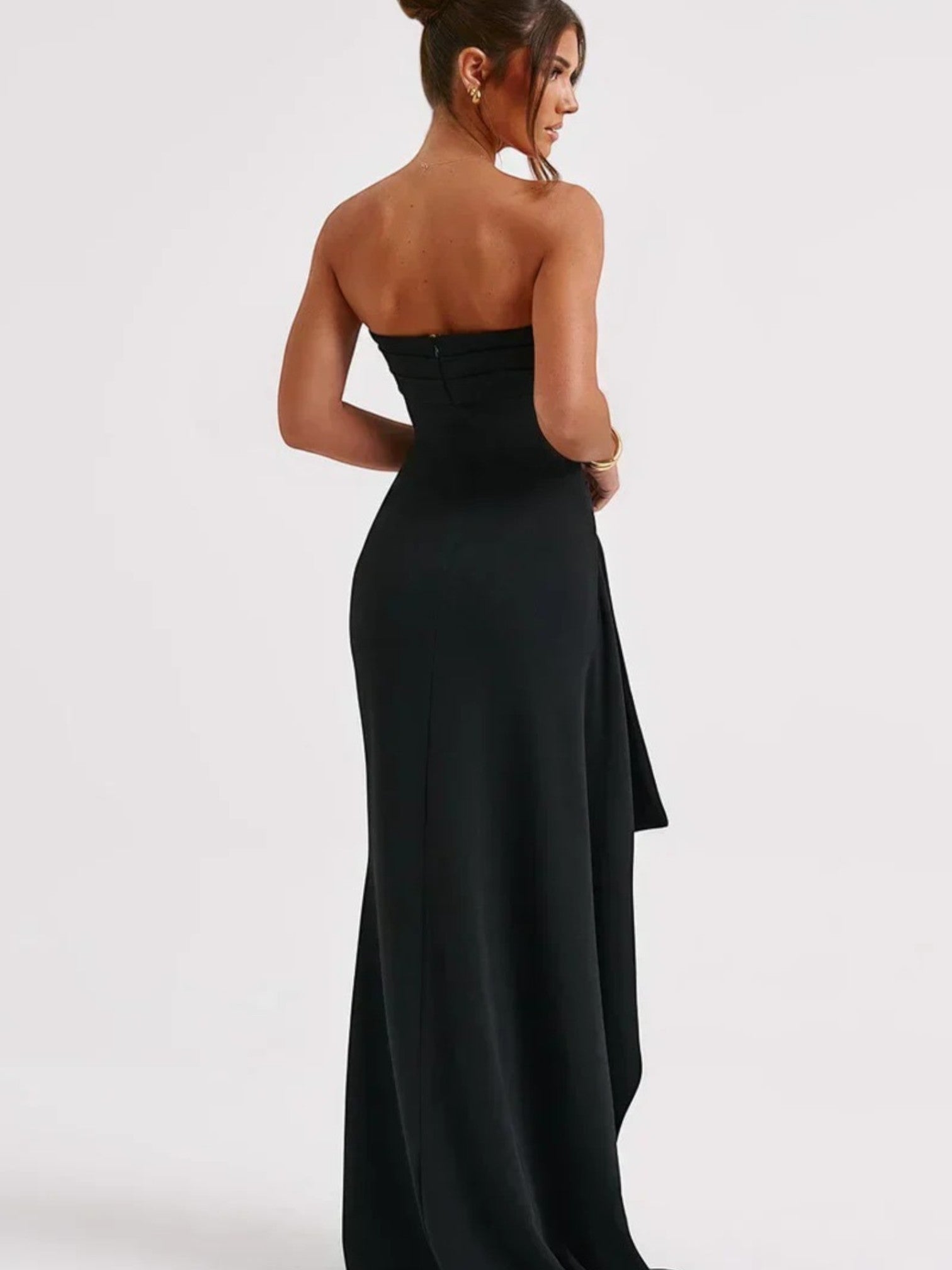 Leona | Off Shoulder Avondjurk Met Split