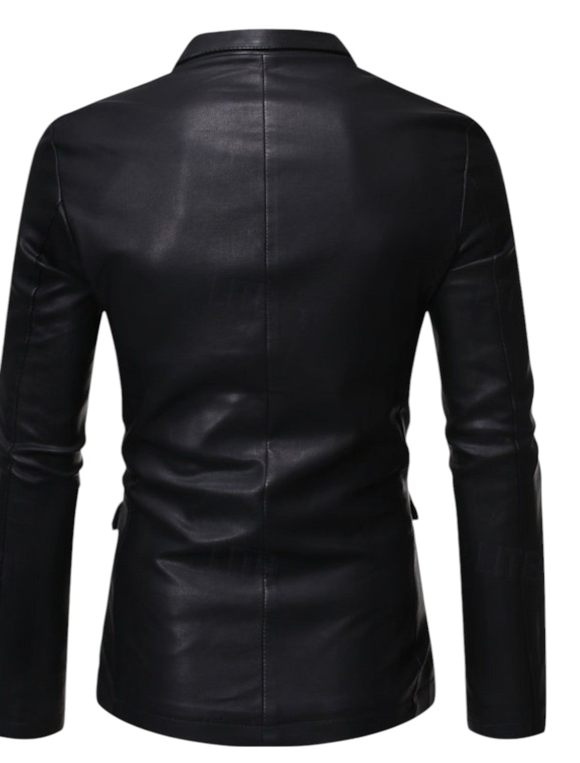 Stijlvolle Leren Heren Blazer
